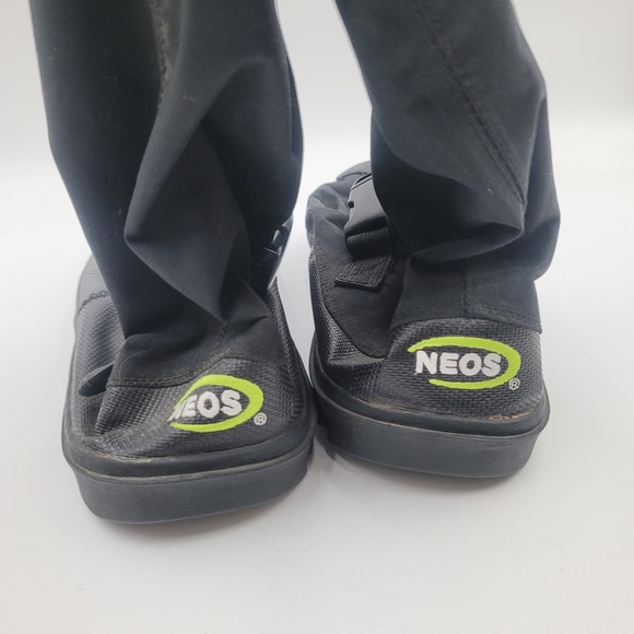 NEOS Overshoe Waterproof Winter Boots Black XL Adjustable Buckle Lug Sole main image 6